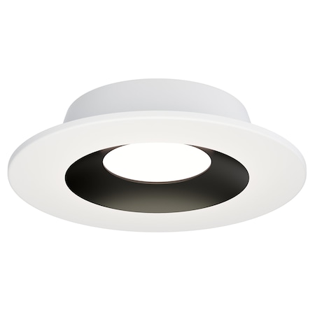 Maxim Lighting Crisp 5'' LED Recessed DownLight 3000K - Round, White/Black 87664WTBK